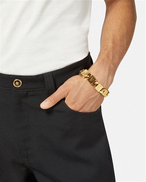 bracelet en versace homme|Versace bracelet sale.